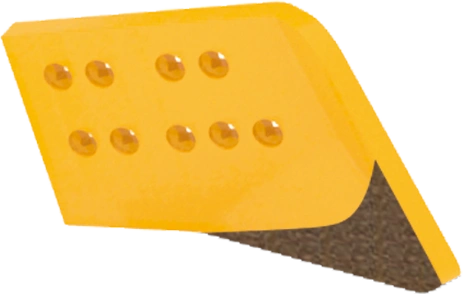 dozer carbide facing blades