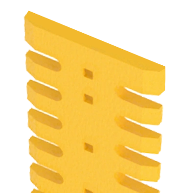 excavator serrated blades