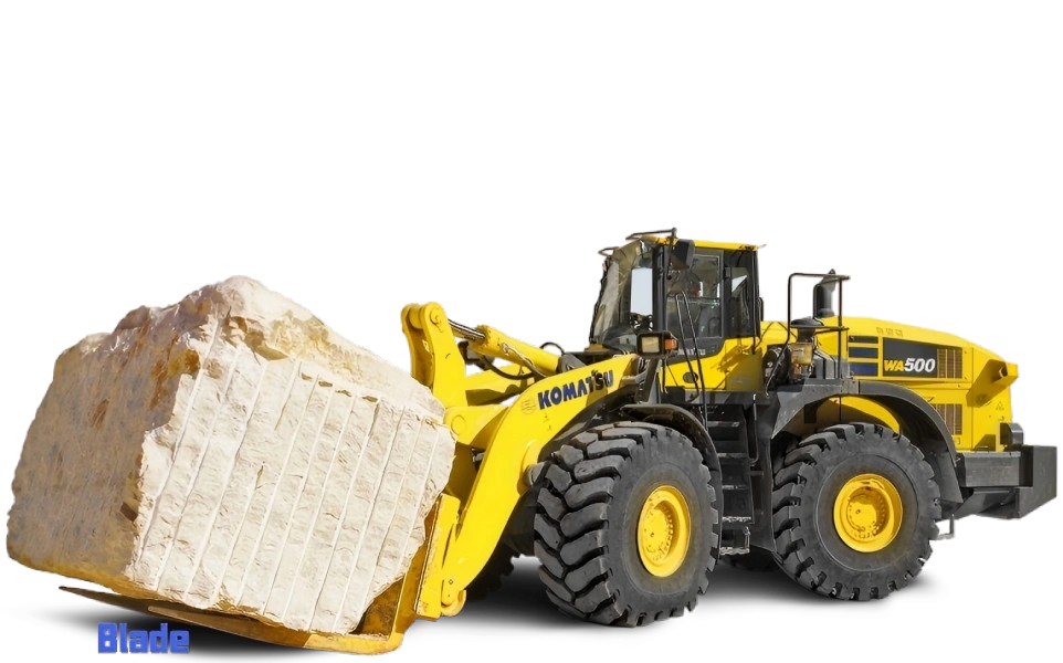 komatsu handler blade