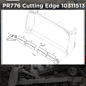 libherr pr776 dozer cutting edge 10311513