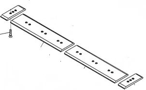 the komatsu wa500 6 cutting edges kits