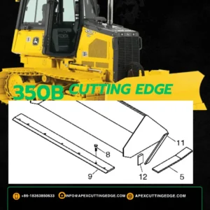 John Deer 350B Dozer Cutting Edge U16748