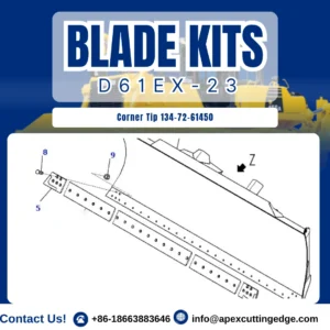 Komatsu D61EX-23 Corner Tip 134-72-61450