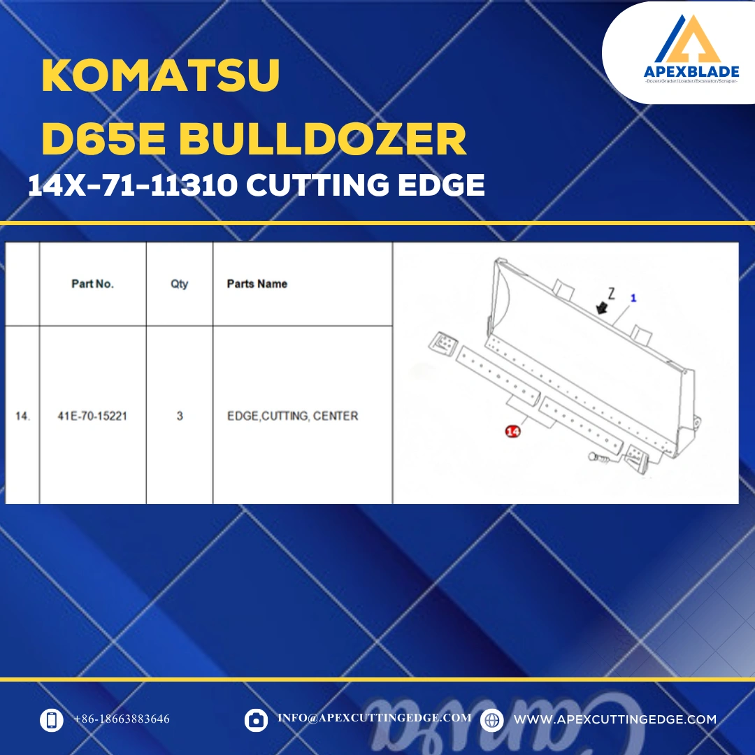 Komatsu D65E Cutting Edge 14X-71-11310