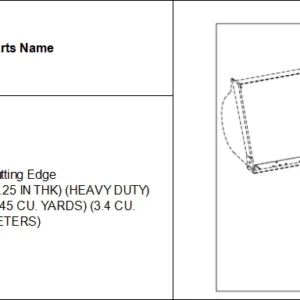 John Deere 650G Cutting Edge T209348