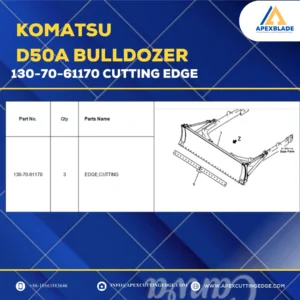 Komatsu D50A Cutting Edge 130-70-61170